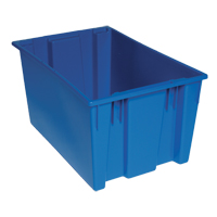 Contenants Stack & Nest, 15" x 29,5" x 19,5", Bleu Distribution Industrielle GC