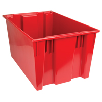 Contenants Stack & Nest, 15" x 29,5" x 19,5", Rouge Distribution Industrielle GC
