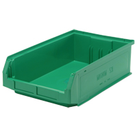 Contenants g&eacute;ants empilables, 12,375" la x 19,75" p x 5,875" h, Vert Distribution Industrielle GC