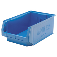 Contenants g&eacute;ants empilables, 12,375" la x 19,75" p x 7,875" h, Bleu Distribution Industrielle GC