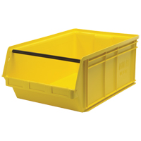 Contenants g&eacute;ants empilables, 18,375" la x 29" p x 11,875" h, Jaune Distribution Industrielle GC