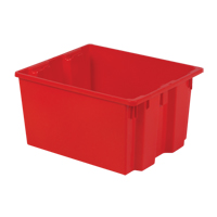Contenants Stack-N-Nest Polylewton, 13" x 24" x 20", Rouge Distribution Industrielle GC