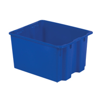 Contenants Stack-N-Nest Polylewton, 12" x 21" x 17", Bleu Distribution Industrielle GC