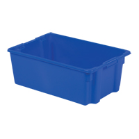 Contenants Stack-N-Nest Polylewton, 10,5" x 28,4" x 18,7", Bleu Distribution Industrielle GC