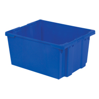 Contenants Stack-N-Nest Polylewton, 15,1" x 30,1" x 24", Bleu Distribution Industrielle GC