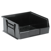 Bacs ultra empilable & suspendable, 11" la, 5" h x 10-7/8" p, Noir Distribution Industrielle GC
