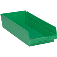 Bacs pour tablette, 8-1/8" la x 4" H x 17-7/8" p, Vert, Capacit&eacute; 40 lb Distribution Industrielle GC