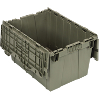 Conteneur &agrave; couvercle attach&eacute;, 12,75" x 19,25" x 15,25", Vert Distribution Industrielle GC