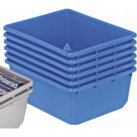 Contenants emboîtables QuanTub, 19" la x 24,5" p x 9,5" h, Bleu Distribution Industrielle GC