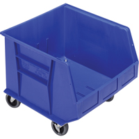 Bac mobile, 14" ha x 16-1/2" la x 18" p, Capacit&eacute; de 75 lb, Bleu Distribution Industrielle GC