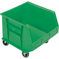 Bac mobile, 14" ha x 16-1/2" la x 18" p, Capacit&eacute; de 75 lb, Vert Distribution Industrielle GC