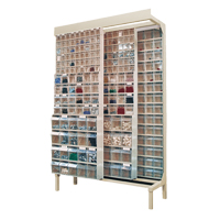 Free-Standing Tip-Out Bins Slider System, 48" W x 18" D x 77" H, 112 Drawers Distribution Industrielle GC