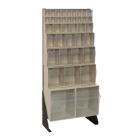 Tip-Out Bins Stand, 23-5/8" W x 8" D x 52" H, 38 Drawers Distribution Industrielle GC
