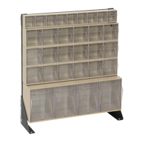 Tip-Out Bins Stand, 23-5/8" W x 8" D x 28" H, 31 Drawers Distribution Industrielle GC