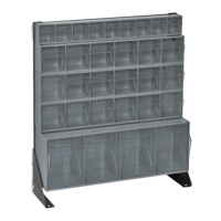 Tip-Out Bins Stand, 23-5/8" W x 8" D x 28" H, 31 Drawers Distribution Industrielle GC