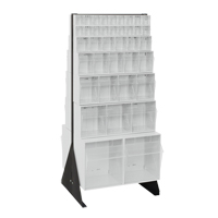 Tip-Out Bins Stand, 23-5/8" W x 16" D x 52" H, 76 Drawers Distribution Industrielle GC