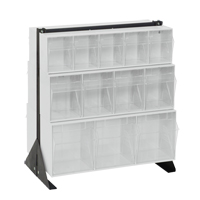 Tip-Out Bins Stand, 23-5/8" W x 16" D x 28" H, 24 Drawers Distribution Industrielle GC