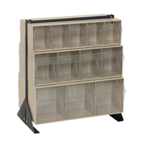 Tip-Out Bins Stand, 23-5/8" W x 16" D x 28" H, 24 Drawers Distribution Industrielle GC