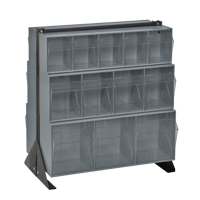 Tip-Out Bins Stand, 23-5/8" W x 16" D x 28" H, 24 Drawers Distribution Industrielle GC