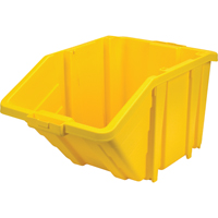 Jumbo Plastic Bin, 15-1/2" W x 13" H x 25" D, Yellow, 200 lbs. Capacity Distribution Industrielle GC