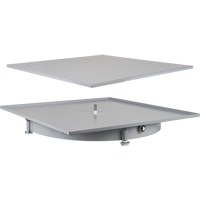 Heavy-Duty Industrial Carousel Drawer Cabinets, Steel, 27-1/2" W x 27-1/2" D x 4" H, Grey Distribution Industrielle GC