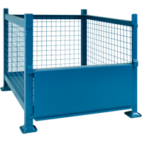Bulk Stacking Containers, 34.5" W x 40.5" D x 30" H, 3000 lbs. Capacity Distribution Industrielle GC