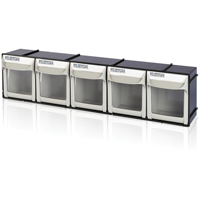 Bac basculant robuste, 23-1/2" la x 4" p x 5-7/8" h, 5 tiroirs Distribution Industrielle GC