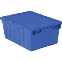 Contenants de distribution Flipak en plastique poly&eacute;thyl&egrave;ne (PE), 21,9" x 15,2" x 9,3", Bleu Distribution Industrielle GC