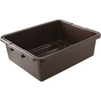 Undivided Bus/Utility Box, 7" H x 21.5" D x 17" L, Plastic, Brown Distribution Industrielle GC
