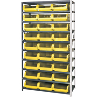 &eacute;l&eacute;ment de rayonnage avec bacs empilables, Acier, Bac Magnum, Capacit&eacute; 650 lb, 42" la x 76" h Distribution Industrielle GC