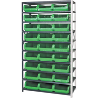 &eacute;l&eacute;ment de rayonnage avec bacs empilables, Acier, Bac Magnum, Capacit&eacute; 650 lb, 42" la x 76" h Distribution Industrielle GC