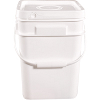 Square Pail, Plastic, 4 gal. Distribution Industrielle GC
