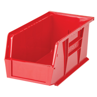 Bac empilable & &agrave; suspendre, 5-1/2" la, 5" h x 10-7/8" p, Rouge Distribution Industrielle GC