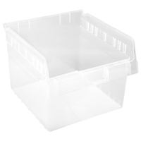 Store-Max Shelf Bins, 11-1/8" W x 8" H x 11-5/8" D, Clear, 44 lbs. Capacity Distribution Industrielle GC
