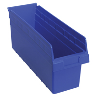 Bacs pour &eacute;tag&egrave;re Store-Max, 6-5/8" la x 8" H x 17-7/8" p, Bleu, Capacit&eacute; 56 lb Distribution Industrielle GC