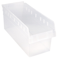 Bacs pour &eacute;tag&egrave;re Store-Max, 8-3/8" la x 8" H x 17-7/8" p, Transparent, Capacit&eacute; 56 lb Distribution Industrielle GC