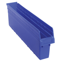 Bacs pour &eacute;tag&egrave;re Store-Max, 4-3/8" la x 8" H x 23-5/8" p, Bleu, Capacit&eacute; 68 lb Distribution Industrielle GC