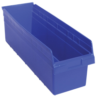 Bacs pour &eacute;tag&egrave;re Store-Max, 8-3/8" la x 8" H x 23-5/8" p, Bleu, Capacit&eacute; 68 lb Distribution Industrielle GC