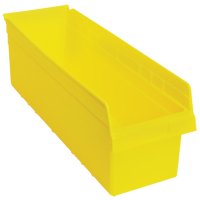 Bacs pour &eacute;tag&egrave;re Store-Max, 8-3/8" la x 8" H x 23-5/8" p, Jaune, Capacit&eacute; 68 lb Distribution Industrielle GC