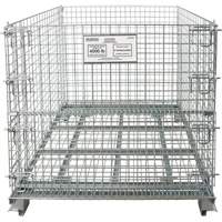 Collapsible Wire Container, 40" W x 48" D x 42" H, 4000 lbs. Capacity Distribution Industrielle GC