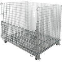 Collapsible Wire Container, 40" W x 48" D x 42" H, 4000 lbs. Capacity Distribution Industrielle GC