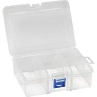 Boîte &agrave; compartiments en plastique, 4,75" la x 6,75" p x 2,25" h, 6 compartiments Distribution Industrielle GC