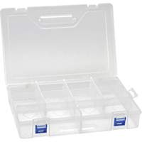 Boîte &agrave; compartiments en plastique, 7,75" la x 11,75" p x 2,2" h, 10 compartiments Distribution Industrielle GC