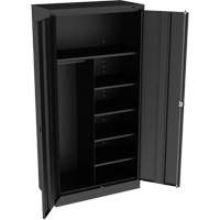 Armoire &agrave; combinaison, 36" la x 18" p x 72" h, Noir Distribution Industrielle GC