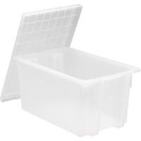 Contenant robuste Stack & Nest, 15" x 19,5" x 29,5", Transparent Distribution Industrielle GC