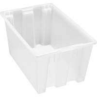 Contenant robuste Stack & Nest, 15" x 19,5" x 29,5", Transparent Distribution Industrielle GC