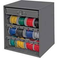 Armoire d'entreposage pour fil et borne, Acier, 1 tiroirs, 15-9/16" x 11-7/8" x 16-3/8", Gris Distribution Industrielle GC