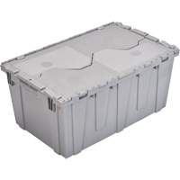 Bac emboîtable FP243C FliPak, 26,9" x 16,9" x 12,1", Gris Distribution Industrielle GC