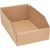 Deep Corrugated Parts Bins, 7-5/8" W x 11-5/16" D x 4-1/2" H, Beige Distribution Industrielle GC