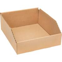 Deep Corrugated Parts Bins, 9-3/4" W x 11-1/4" D x 4-1/2" H, Beige Distribution Industrielle GC